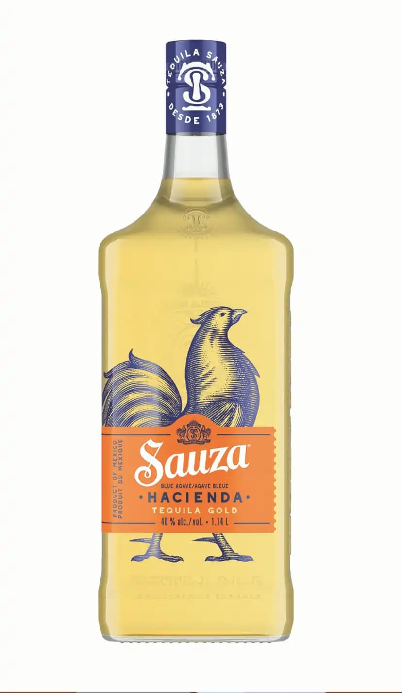 Sauza Hacienda Gold Tequila bottle